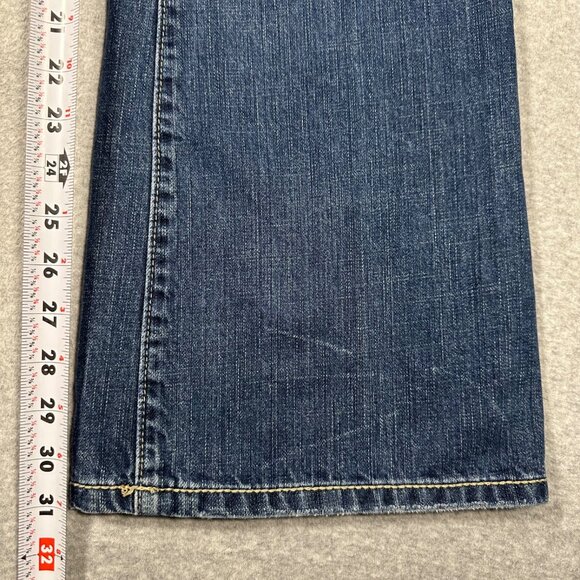 American Eagle Favorite Boyfriend Jeans Size 12 Regular Dark Wash Denim Blue - Picture 5 of 11